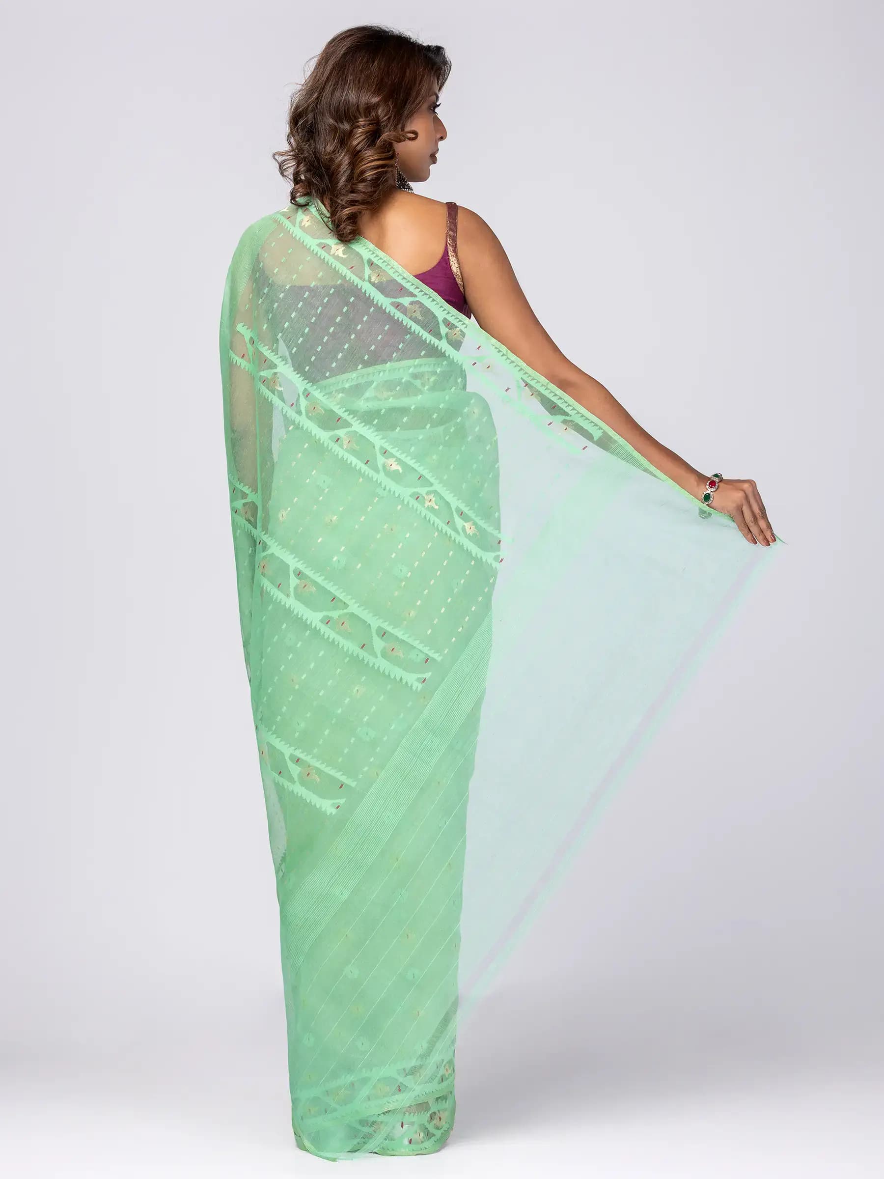 Silk Jamdani Saree